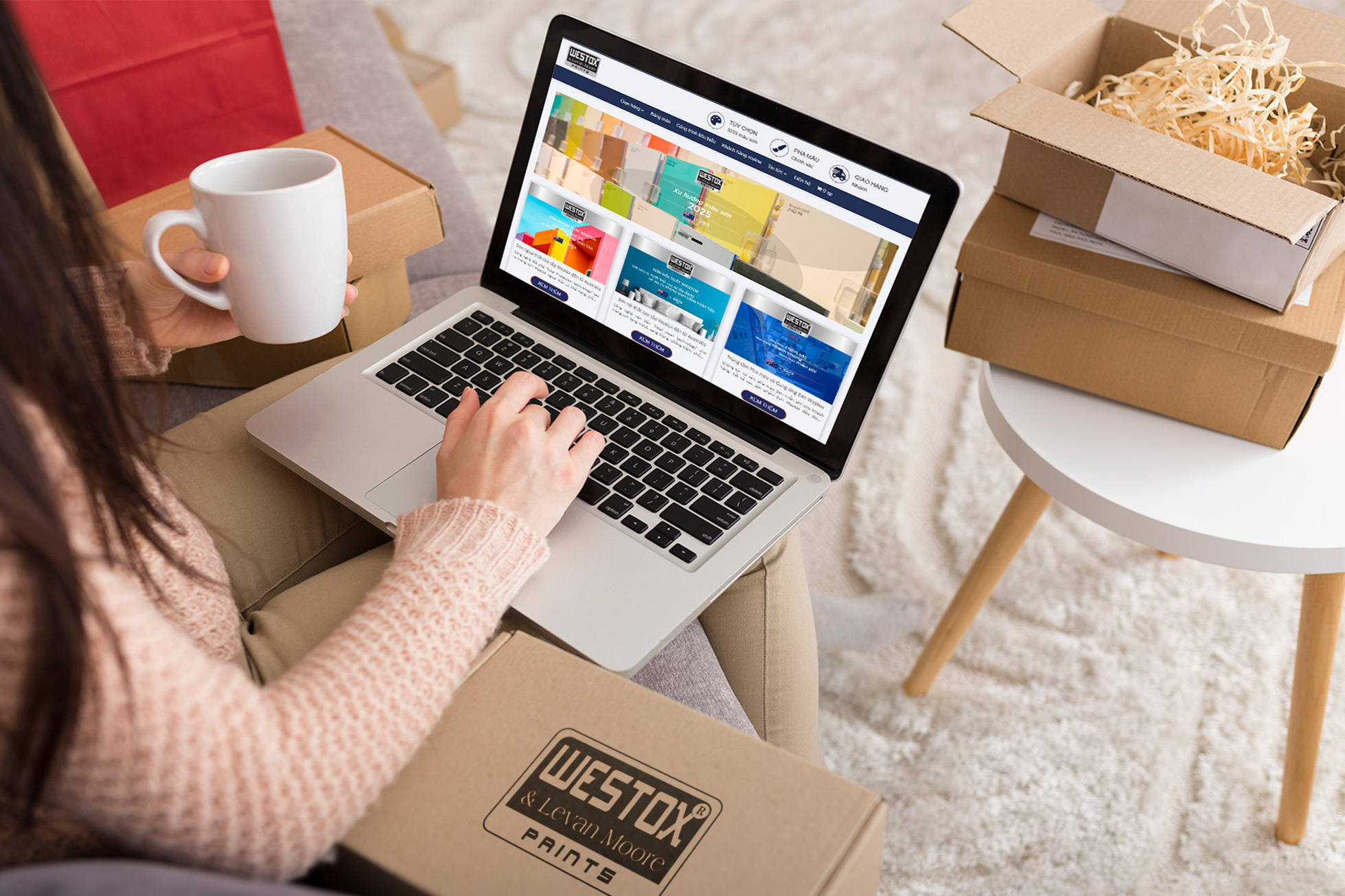 Hướng dẫn mua sơn online
